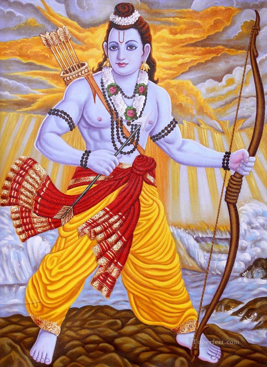 Lord Rama Indian Oil Paintings